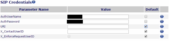 OBi200 SIP credentials