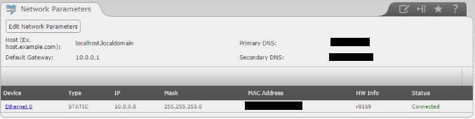 Network Parameters