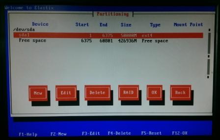 Elastix Partitioning