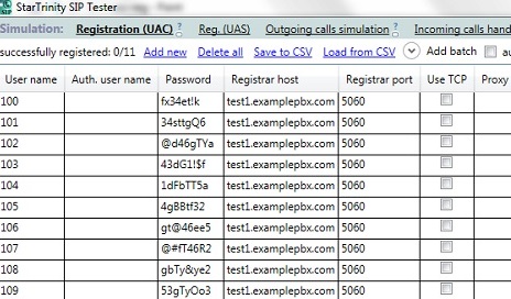 UAC Registrations