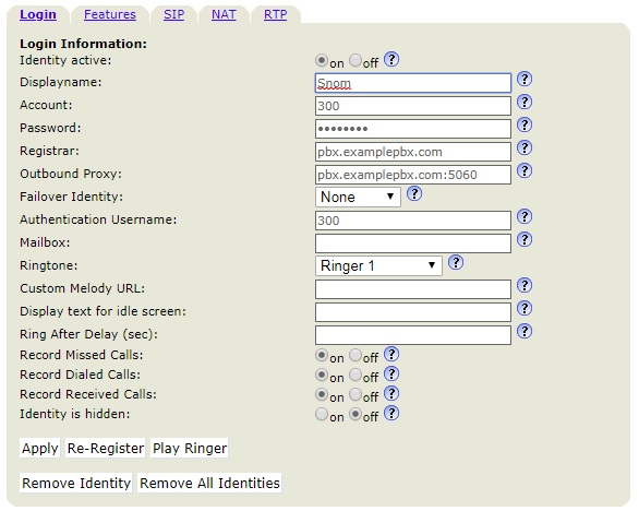 Snom PA1 Identity