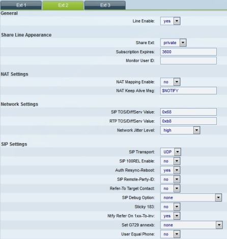 SPA-303 extension configuration part1-1