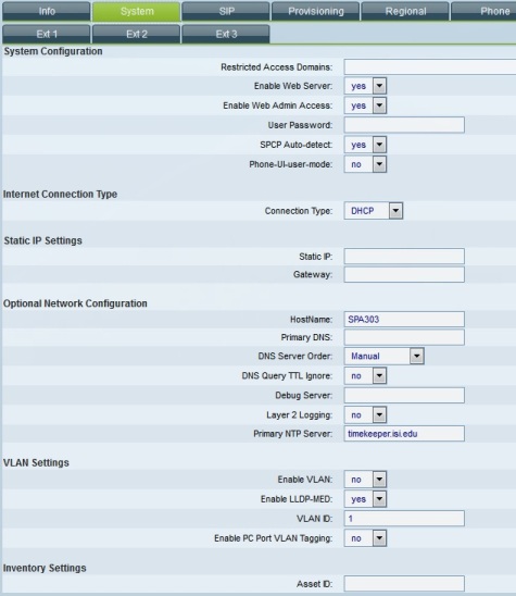 SPA-303 system configuration part1