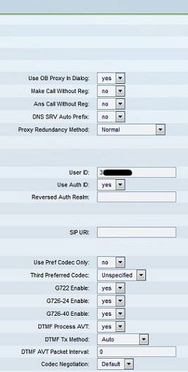 SPA-303 extension configuration part2