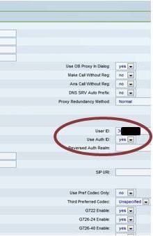 SPA303 Ext1 settings, part 2