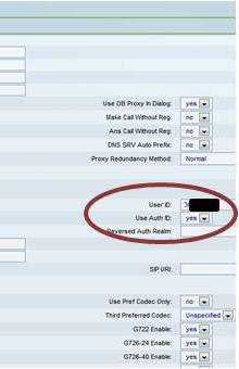 SPA303 Ext1 settings, part 2